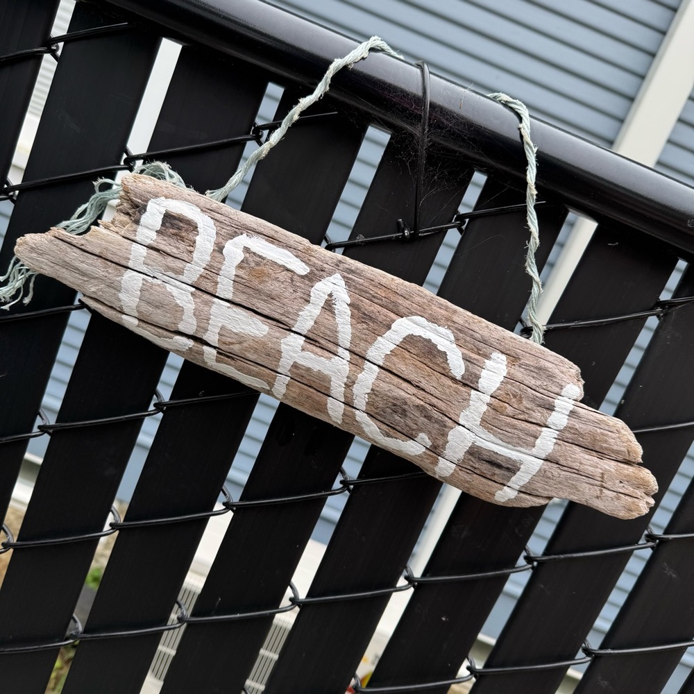 Driftwood Beach Sign